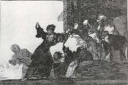 Francisco Goya Working proof for Poor folly oil on canvas